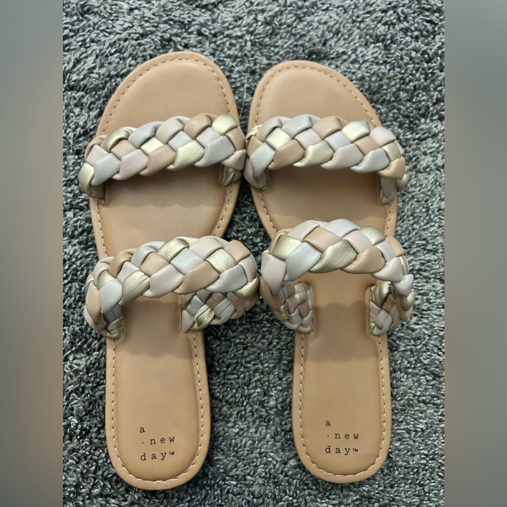 Braided sandals